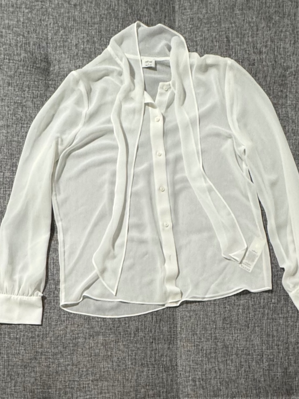 Aritzia Wilfred Harvest Blouse Light Birch S